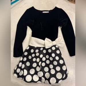 Bonnie Jean Elegant Black Dress